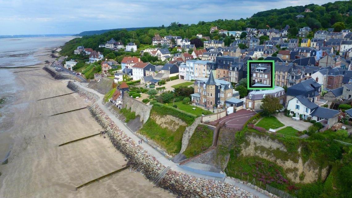Studio Vue Mer A 2 Min De La Plage Villerville Buitenkant foto